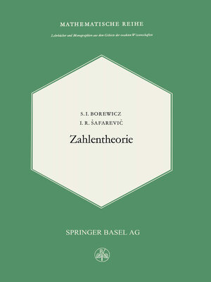 cover image of Zahlentheorie